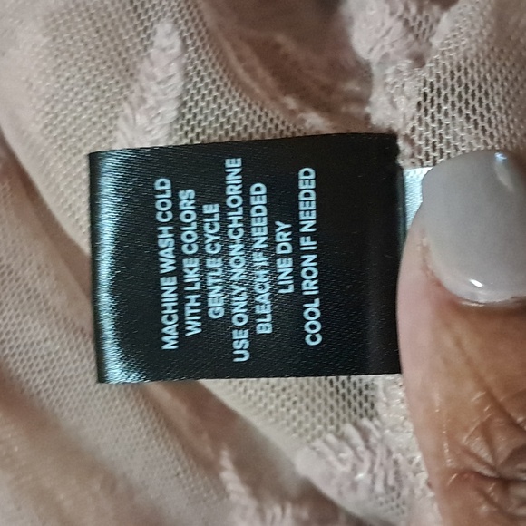 Torrid Floral Blush Pink Lace Sleeveless Blouse Top Office Business Casual Size - Picture 11 of 12